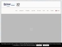 Tablet Screenshot of laser-gruener.de